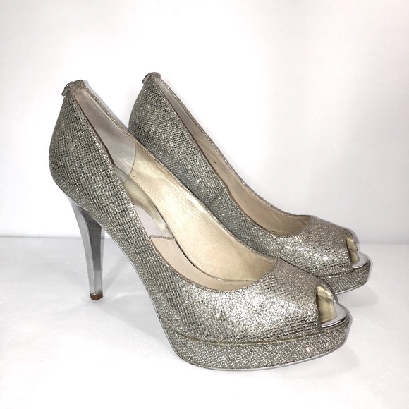 Michael Kors Shoes - Michael Kors Peo Toe Glitter Pumps